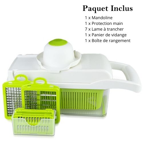 Mandoline-Coupe Légumes Multifonctions 16 en 1