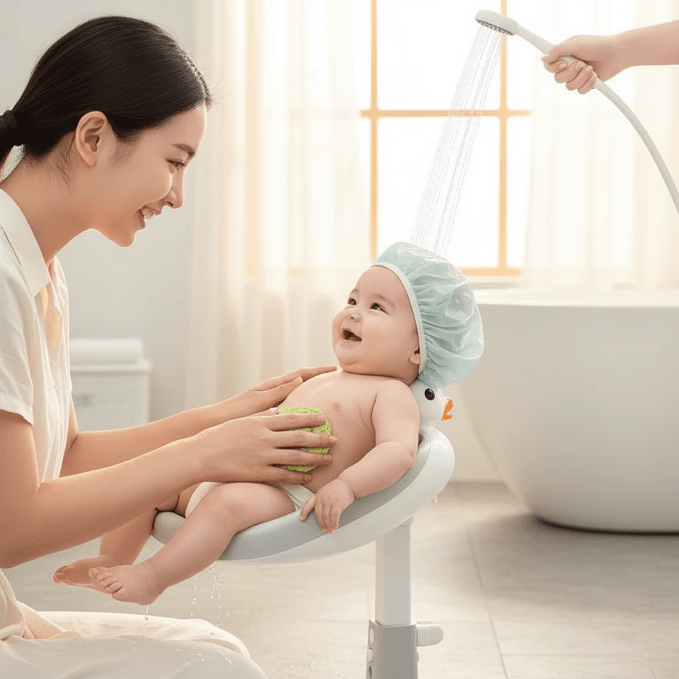 Baignoire Bébé sur Pied / Réglable en Hauteur